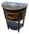 Entryway Table Chinoiserie Imperial Black Lacquer Gold Decorations For Sale