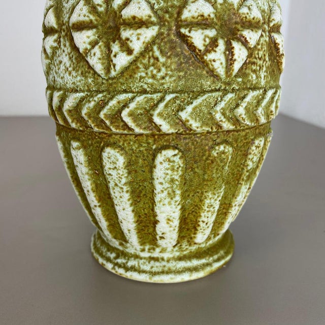 Fat Lava Pottery Vase by Bay Ceramics, Germany, 1970s For Sale - Image 11 of 17
