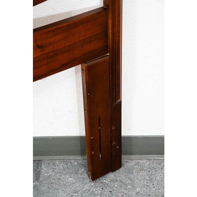 Mid Century Modern Headboard Queen Lane Rhythm Bed Frame Walnut MCM Danish Wood For Sale In Sacramento - Image 6 of 12