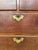 Georgian Chest of Drawers in Oak and Brass For Sale - Image 5 of 10