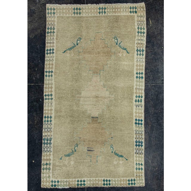 Brown Turkish Vintage Rug 3'1" x 5'8" #19807 For Sale - Image 8 of 8