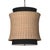 2020s Modern Wicker Black & Tan Pendant Light For Sale - Image 5 of 7