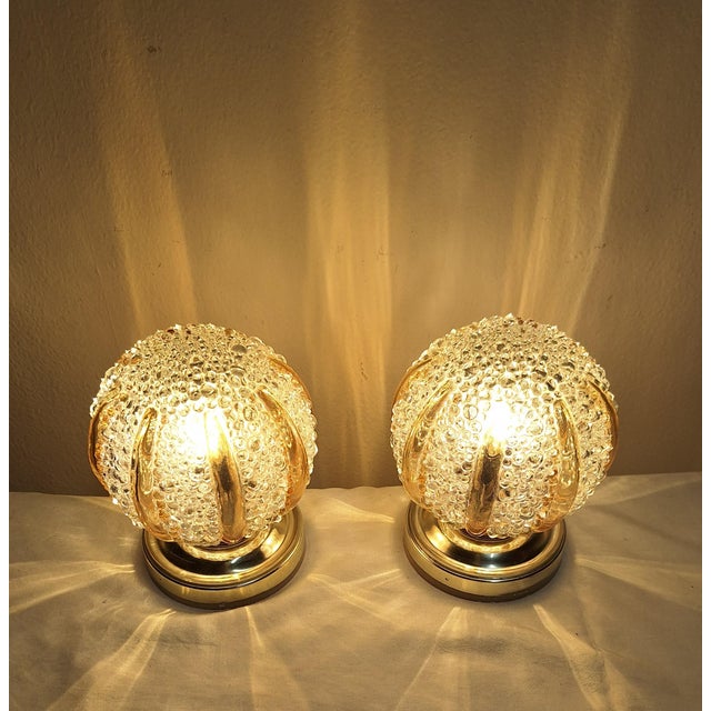 Vintage German Bedside Lamps from Marbach, 1970s, Set of 2 For Sale - Image 4 of 9