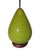 Mid 20th Century Green Glass Table Lamp With Original Shade For Sale - Image 10 of 12