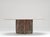 Only two examples of this table were produced from a single block of Brazilian marble by designer Georges Mathias. We can...