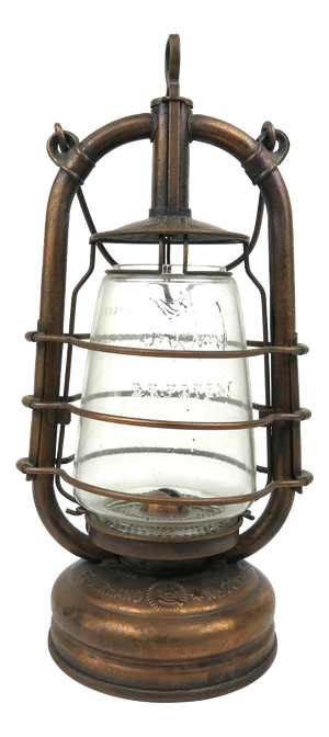 Vintage Lantern Petroleum Lamp, 1920s