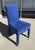 Late 20th Century Set of 4 Royal Blue Chairs With Tassels For Sale - Image 4 of 18