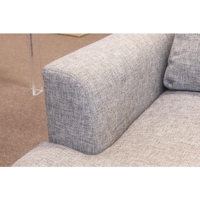 Bernhardt Nest Contemporary Gray Fabric 2pc Sectional Sofa For Sale - Image 9 of 11