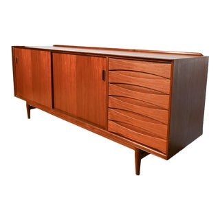 1950s Arne Vodder Teak Credenza Sibast Os-29 Danish Modern For Sale
