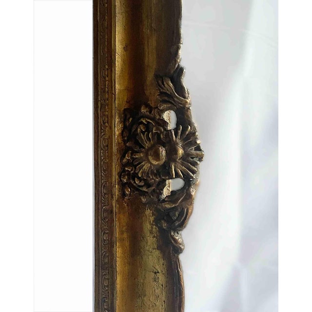 Antique Painting Frame • Large Gilded European • Perfect for a Mirror or Painting For Sale - Image 10 of 11