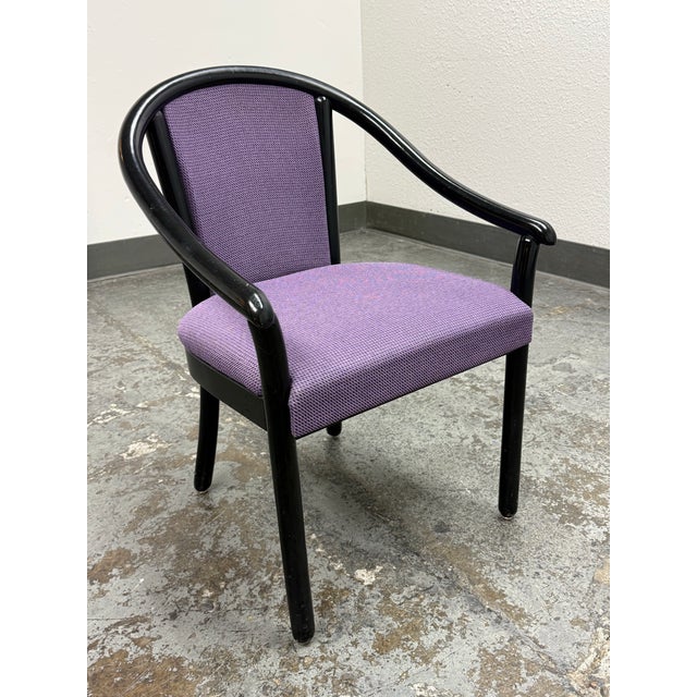 Art Nouveau U. S. Furniture Industries Art Nouveau Style Armchair, Late 20th Century For Sale - Image 3 of 12
