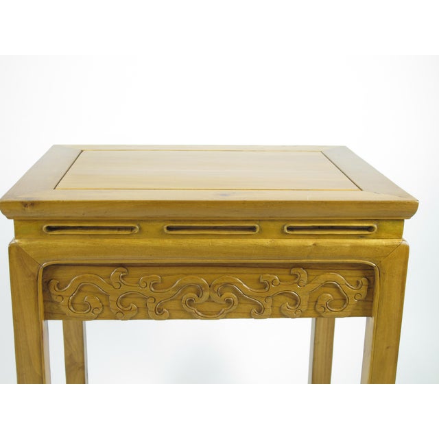 Chinese Carved Accent Table Chairish