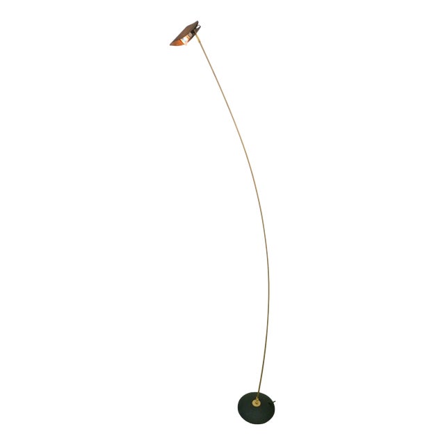 Modern Brass Lance Floor Lamp by Bernd Beisse, Germany, 1990s For Sale