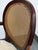 Wood Bombay Company Traditional Oval Cane-Back Armchair For Sale - Image 7 of 12