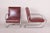 Bauhaus Burgundy Tubular Armchairs, 1930s, Set of 2 For Sale - Image 3 of 10