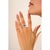 This Retro Pop Art Style Dome Ring in 925 Silver with Multicolor Cabochon Stone vibrant 925 sterling silver dome ring...