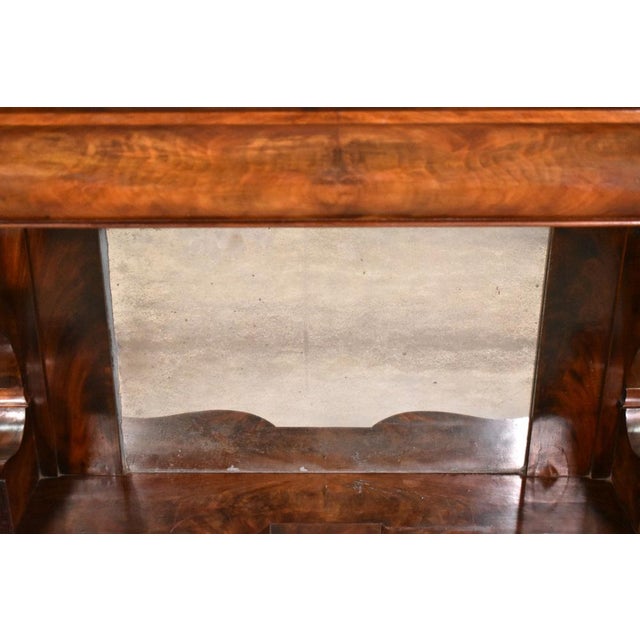 Black Antique French Louis Philippe Console Table For Sale - Image 8 of 16