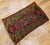 Turkish Antique Turkish Oushak Area Rug, Handwoven Wool, Geometric, Green & Red, 2' x 3' For Sale - Image 3 of 11