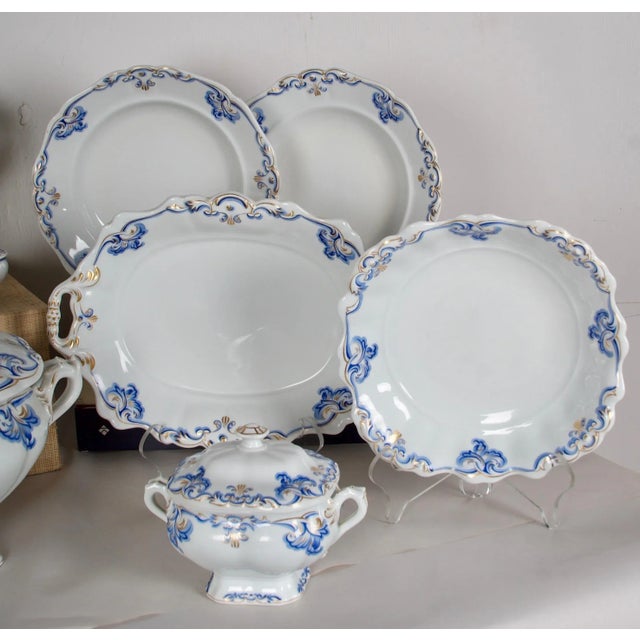 This extremely rare partial set of dinner service was produced at the Royal Vienna Factory in 1851 under the direction of...