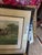 Glass Vintage Large Framed Polo Horses Print, Signed For Sale - Image 7 of 7