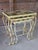 Metal Vintage Hollywood Regency Monkey Mosaic Stacking Nesting Tables – Set of Three For Sale - Image 7 of 12