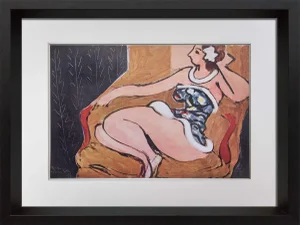 Henri Matisse Limited Signed “ Danseuse Assise...1942" Lithograph W/Frame