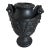 Late 19th Century Bassalt Horse Head Handled Urn For Sale