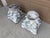 Late 20th Century Pair of Weathered Cast Concrete Corinthian Capital Garden Stands For Sale - Image 4 of 14