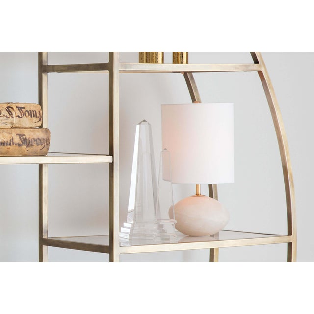 Transitional Regina Andrew Alabaster Mini Orb Lamp For Sale - Image 3 of 8