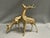 Large Brass Deer Figurines - A Pair For Sale In Raleigh - Image 6 of 8