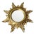 Lovely Mid Century Italian sunburst mirror with a surround of scrolling 'rays' of alternating lengths. This attractive...