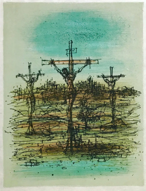 Jean Carzou Original Lithograph 4 Mourlot 1962