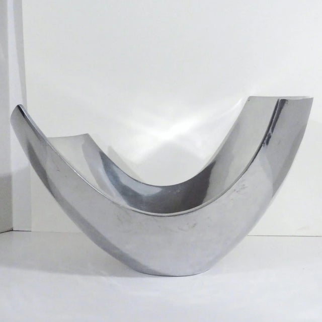 Postmodern Michael Lax for Metaal Large Bowl For Sale - Image 3 of 7