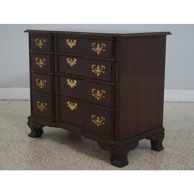 Age: Approx: 30 Years Old Details: Finish Number 225 Georgian Court Collection Cherry Bracket Feet Dovetailed Drawer...