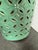 Glazed Ceramic Outdoor Garden Stool, Turquoise For Sale - Image 10 of 12