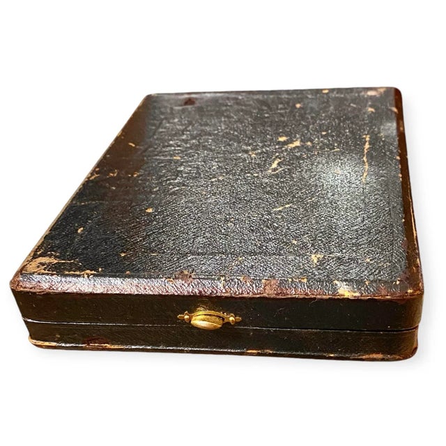 Antique Daubree Silver Vermeil Ice Cream Shovels/Spoons in Presentation Case- Set of 4 For Sale - Image 12 of 12