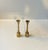 Mid-Century Modern Vintage Candleholders in Brass by Jens Harald Quistgaard, 1960s, Set of 2 For Sale - Image 3 of 7