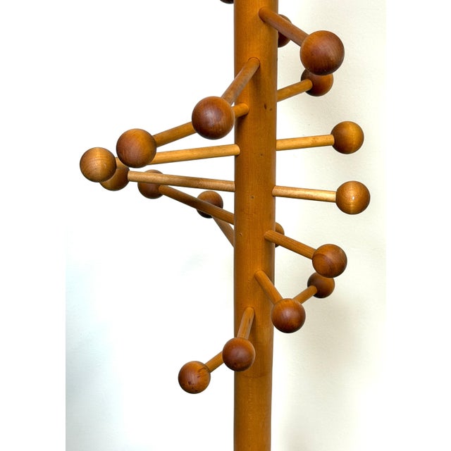 Scandinavian Modern Atomic Coat Stand, Style of Nanna Ditzel, Denmark, 1970s For Sale - Image 13 of 17
