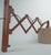 Mid-Century Modern Scandinavian Scissor Lamp in Teak, 1960s For Sale - Image 3 of 11