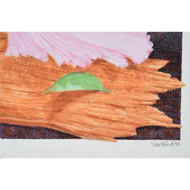 Butterflies and Hibiscus by Ben Black For Sale In Monterey, CA - Image 6 of 6