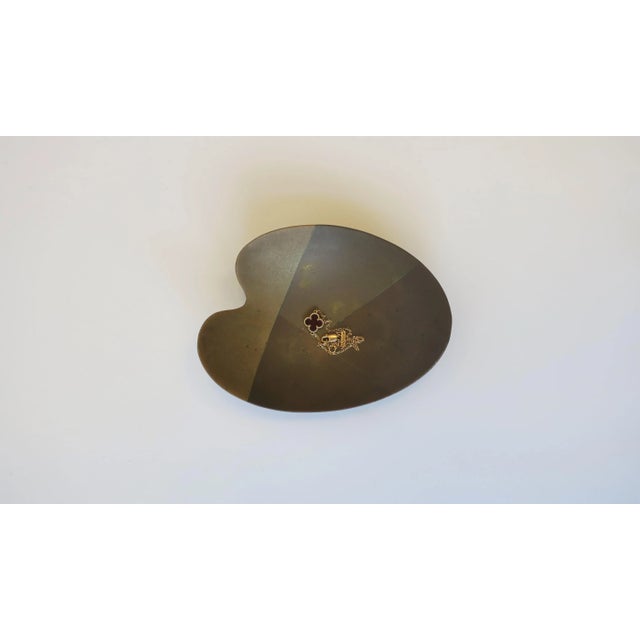 Mid 20th Century Mexican Modern Brass Copper Metals Dish For Sale - Image 5 of 10