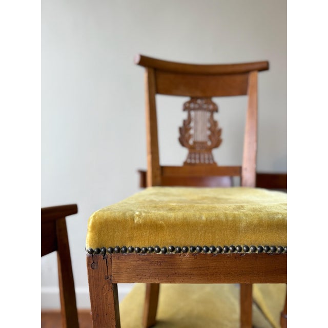 19th Century Neoclassical Dining Chair - Set of 8 For Sale - Image 4 of 6