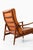 Brown Easy Chairs in Leather and Teak from Ib Kofod-Larsen, 1950s, Set of 2 For Sale - Image 8 of 10