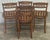 Victorian Late 19th Century Victorian Solid Walnut Cane Seat Dining Chairs For Sale - Image 3 of 12