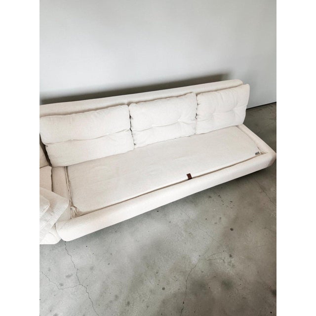 Modular Sofa in Ecru Bouclé Linen from Saporiti Italia, 1970 For Sale - Image 9 of 14