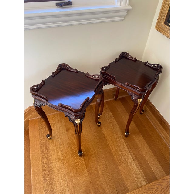 Two Mahogany Side Tables For Sale - Image 11 of 12