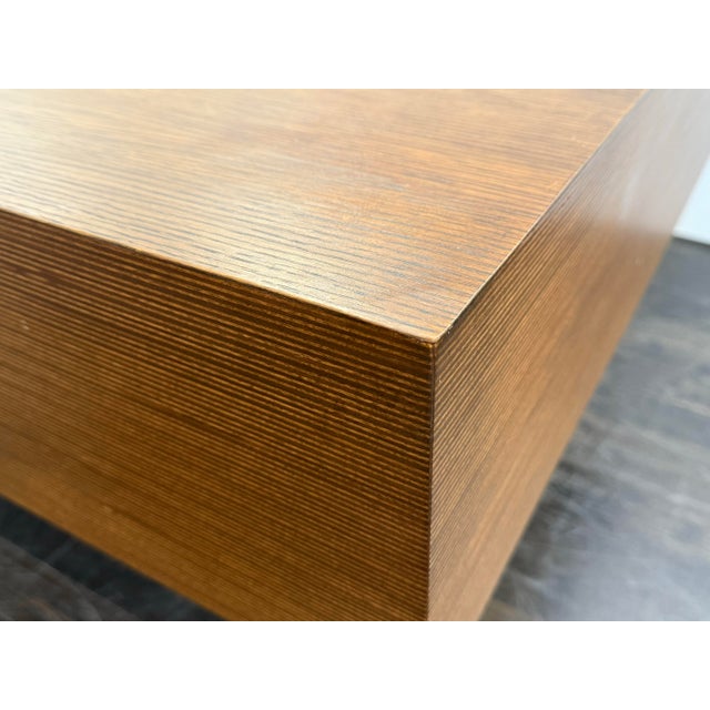 Brown Bespoke Coffee Table + Drawer For Sale - Image 8 of 12