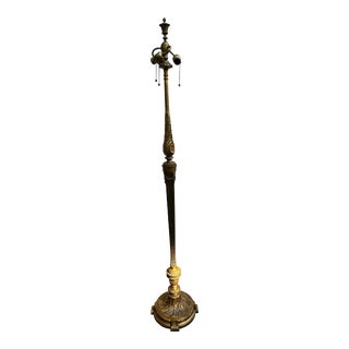 Vintage 3 Socket Caldwell Floor Lamp For Sale