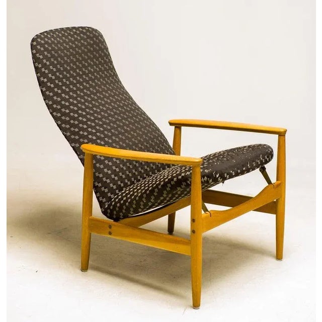 Black Lounge Chair by Alf Svensson, 1960s For Sale - Image 8 of 13