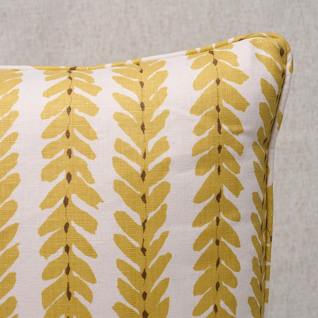 This pillow features Woodperry by Veere Grenney for Schumacher with a self welt finish. Classic yet modern, Woodperry is...